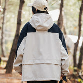 Unisex Jacket Shell Jacket Loose Hooded Coat Mechanical Style Jacket
